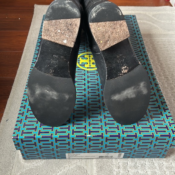 Tory Burch Kiernan 35MM Riding Boot Leather Size 8 - Picture 6 of 10